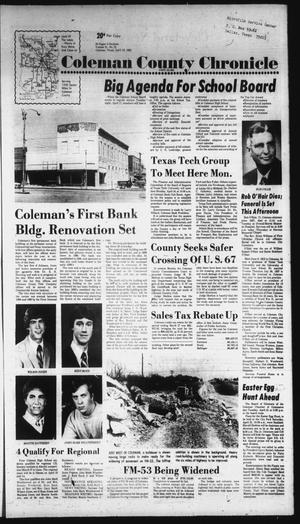 Coleman County Chronicle (Coleman, Tex.), Vol. 51, No. 21, Ed. 1 Thursday, April 12, 1984