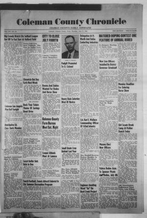 Coleman County Chronicle (Coleman, Tex.), Vol. 14, No. 28, Ed. 1 Thursday, June 27, 1946