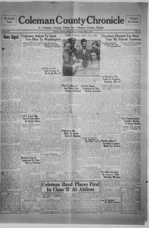 Coleman County Chronicle (Coleman, Tex.), Vol. 3, No. 17, Ed. 1 Thursday, May 2, 1935