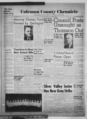 Primary view of object titled 'Coleman County Chronicle (Coleman, Tex.), Vol. 21, No. 8, Ed. 1 Thursday, February 19, 1953'.