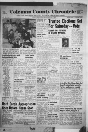 Coleman County Chronicle (Coleman, Tex.), Vol. 15, No. 16, Ed. 1 Thursday, April 3, 1947