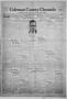 Thumbnail image of item number 1 in: 'Coleman County Chronicle (Coleman, Tex.), Vol. 5, No. 10, Ed. 1 Thursday, March 11, 1937'.