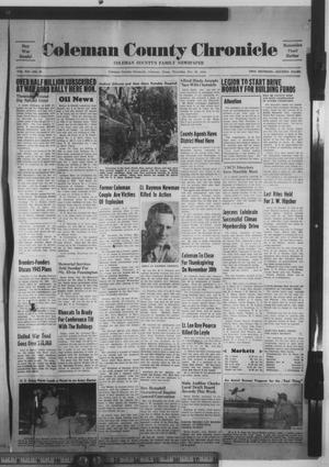 Coleman County Chronicle (Coleman, Tex.), Vol. 12, No. 49, Ed. 1 Thursday, November 23, 1944