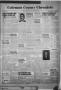 Primary view of Coleman County Chronicle (Coleman, Tex.), Vol. 13, No. 44, Ed. 1 Thursday, October 18, 1945
