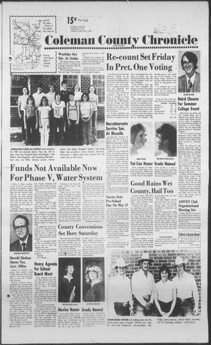 Coleman County Chronicle (Coleman, Tex.), Vol. 46, No. 24, Ed. 1 Thursday, May 8, 1980
