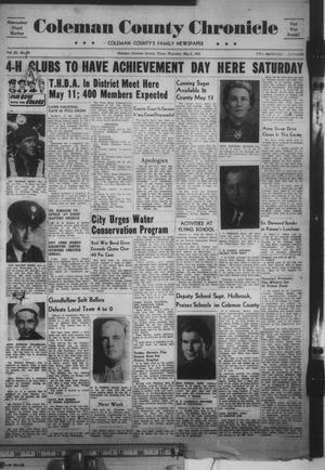 Coleman County Chronicle (Coleman, Tex.), Vol. 11, No. 20, Ed. 1 Thursday, May 6, 1943