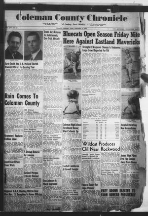 Coleman County Chronicle (Coleman, Tex.), Vol. 16, No. 39, Ed. 1 Thursday, September 9, 1948