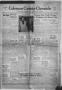 Thumbnail image of item number 1 in: 'Coleman County Chronicle (Coleman, Tex.), Vol. 6, No. 13, Ed. 1 Thursday, March 31, 1938'.