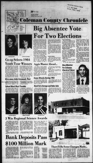Coleman County Chronicle (Coleman, Tex.), Vol. 51, No. 20, Ed. 1 Thursday, April 5, 1984