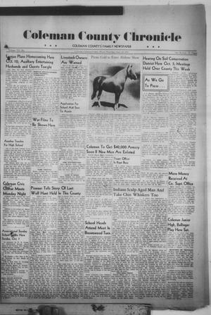 Primary view of object titled 'Coleman County Chronicle (Coleman, Tex.), Vol. 7, No. 40, Ed. 1 Thursday, September 28, 1939'.