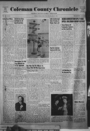 Coleman County Chronicle (Coleman, Tex.), Vol. 12, No. 23, Ed. 1 Thursday, May 25, 1944