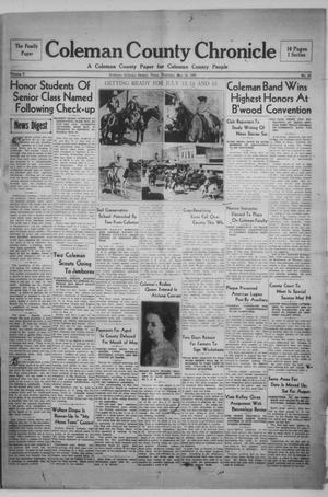 Coleman County Chronicle (Coleman, Tex.), Vol. 5, No. 19, Ed. 1 Thursday, May 13, 1937