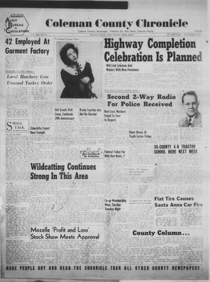 Coleman County Chronicle (Coleman, Tex.), Vol. 19, No. 26, Ed. 1 Thursday, March 8, 1951