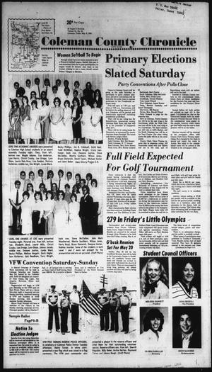 Coleman County Chronicle (Coleman, Tex.), Vol. recr, No. 24, Ed. 1 Thursday, May 3, 1984