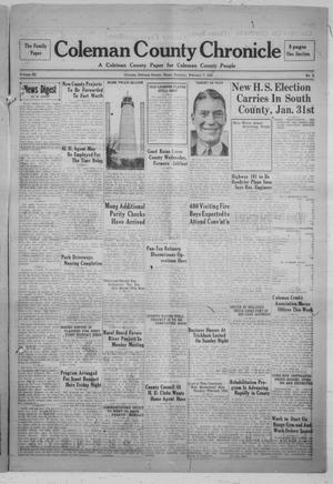 Coleman County Chronicle (Coleman, Tex.), Vol. 3, No. 5, Ed. 1 Thursday, February 7, 1935