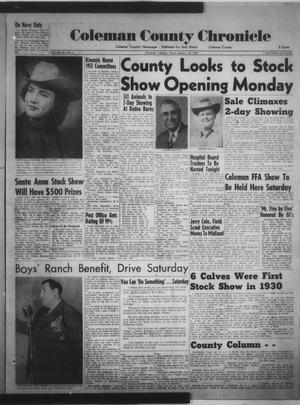 Coleman County Chronicle (Coleman, Tex.), Vol. 20, No. 2, Ed. 1 Thursday, January 10, 1952
