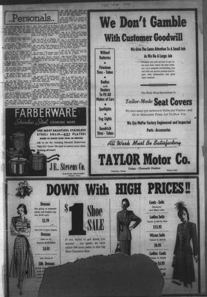 Coleman County Chronicle (Coleman, Tex.), Vol. 16, No. 10, Ed. 1 Thursday, February 19, 1948