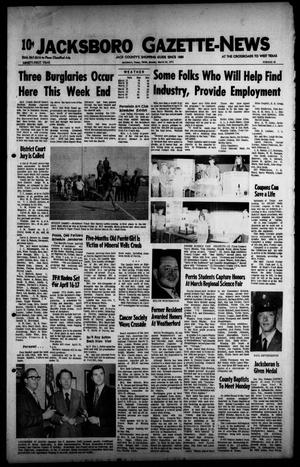Primary view of object titled 'Jacksboro Gazette-News (Jacksboro, Tex.), Vol. 91, No. 43, Ed. 1 Monday, March 22, 1971'.