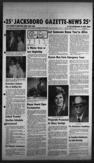 Jacksboro Gazette-News (Jacksboro, Tex.), Vol. 102, No. 38, Ed. 1 Monday, February 1, 1982