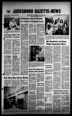 Jacksboro Gazette-News (Jacksboro, Tex.), Vol. 93, No. 49, Ed. 1 Monday, April 30, 1973