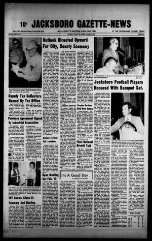 Jacksboro Gazette-News (Jacksboro, Tex.), Vol. 93, No. 37, Ed. 1 Monday, February 5, 1973