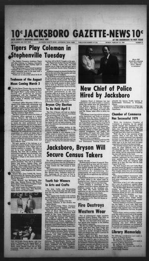 Jacksboro Gazette-News (Jacksboro, Tex.), Vol. 101, No. 41, Ed. 1 Monday, February 25, 1980