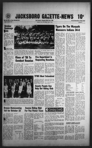 Jacksboro Gazette-News (Jacksboro, Tex.), Vol. 98, No. 21, Ed. 1 Monday, October 11, 1976