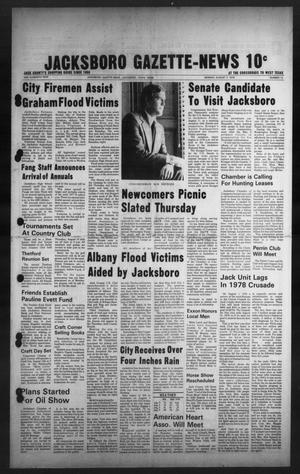 Jacksboro Gazette-News (Jacksboro, Tex.), Vol. 100, No. 12, Ed. 1 Monday, August 7, 1978
