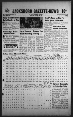 Jacksboro Gazette-News (Jacksboro, Tex.), Vol. 97, No. 50, Ed. 1 Monday, May 3, 1976