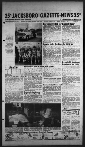 Jacksboro Gazette-News (Jacksboro, Tex.), Vol. 104, No. 19, Ed. 1 Monday, September 19, 1983