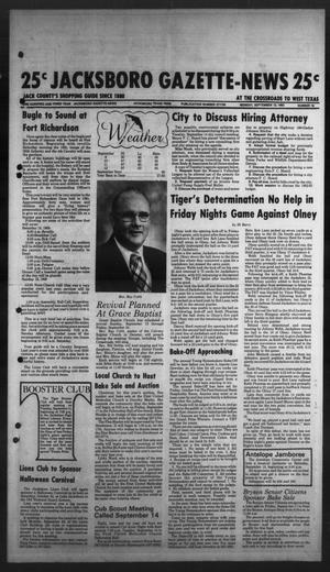Jacksboro Gazette-News (Jacksboro, Tex.), Vol. 103, No. 18, Ed. 1 Monday, September 13, 1982