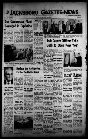 Primary view of object titled 'Jacksboro Gazette-News (Jacksboro, Tex.), Vol. 91, No. 32, Ed. 1 Monday, January 4, 1971'.