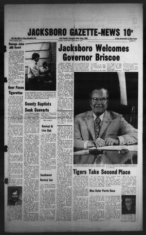 Primary view of object titled 'Jacksboro Gazette-News (Jacksboro, Tex.), Vol. 98, No. 42, Ed. 1 Monday, March 7, 1977'.