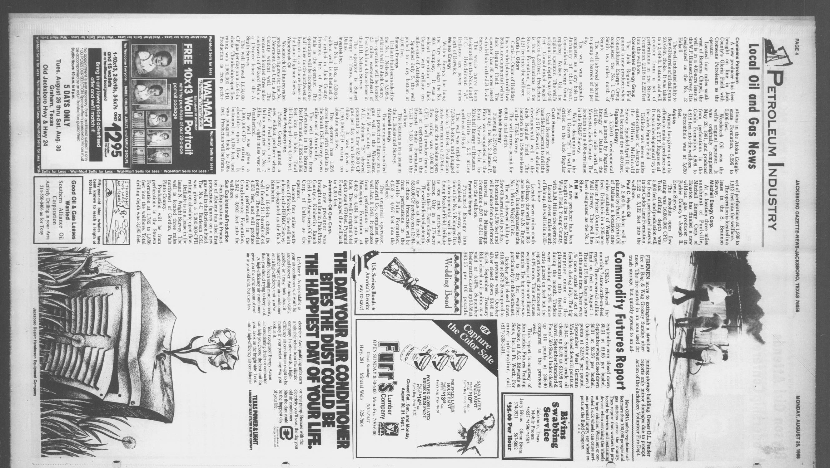 Jacksboro Gazette-News (Jacksboro, Tex.), Vol. 106, No. 16, Ed. 1 Monday, August 25, 1986
                                                
                                                    [Sequence #]: 4 of 10
                                                