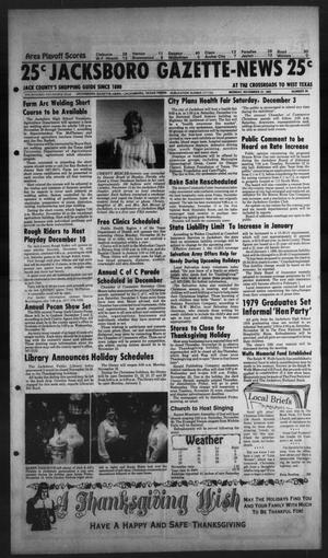 Primary view of object titled 'Jacksboro Gazette-News (Jacksboro, Tex.), Vol. 104, No. 28, Ed. 1 Monday, November 21, 1983'.