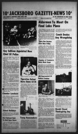 Primary view of object titled 'Jacksboro Gazette-News (Jacksboro, Tex.), Vol. 101, No. 27, Ed. 1 Monday, November 19, 1979'.