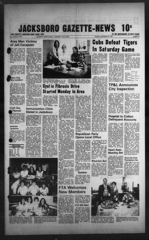 Jacksboro Gazette-News (Jacksboro, Tex.), Vol. 100, No. 19, Ed. 1 Monday, September 25, 1978
