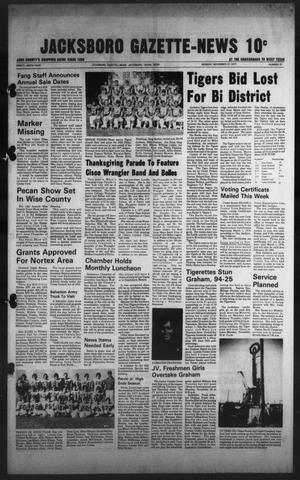 Jacksboro Gazette-News (Jacksboro, Tex.), Vol. 99, No. 27, Ed. 1 Monday, November 21, 1977