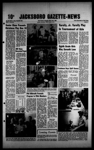 Jacksboro Gazette-News (Jacksboro, Tex.), Vol. NINETY-FIFTH YEAR, No. 30, Ed. 1 Monday, December 16, 1974