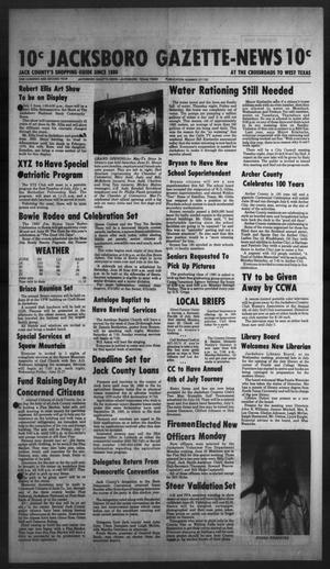Jacksboro Gazette-News (Jacksboro, Tex.), Vol. 102, No. 6, Ed. 1 Monday, June 23, 1980