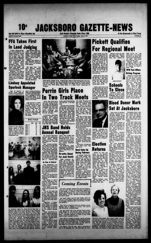 Jacksboro Gazette-News (Jacksboro, Tex.), Vol. NINETY-FOURTH YEAR, No. 46, Ed. 1 Monday, April 8, 1974