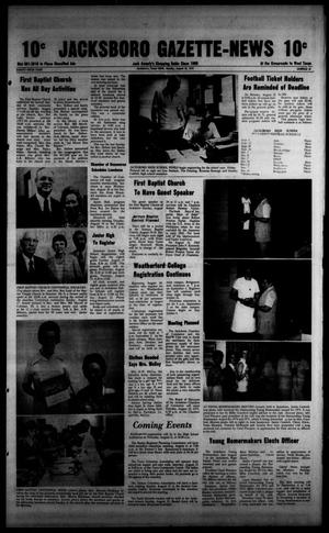 Jacksboro Gazette-News (Jacksboro, Tex.), Vol. NINETY-SIXTH YEAR, No. 13, Ed. 1 Monday, August 18, 1975