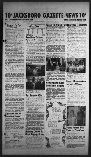 Primary view of object titled 'Jacksboro Gazette-News (Jacksboro, Tex.), Vol. 102, No. 24, Ed. 1 Monday, October 26, 1981'.