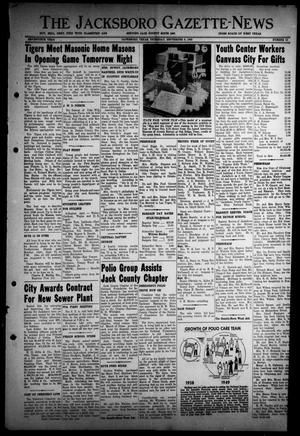 The Jacksboro Gazette-News (Jacksboro, Tex.), Vol. 70, No. 15, Ed. 1 Thursday, September 8, 1949