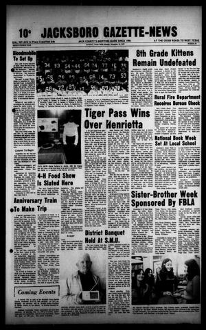 Primary view of object titled 'Jacksboro Gazette-News (Jacksboro, Tex.), Vol. 94, No. 25, Ed. 1 Monday, November 12, 1973'.