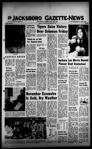 Jacksboro Gazette-News (Jacksboro, Tex.), Vol. 93, No. 27, Ed. 1 Monday, November 27, 1972