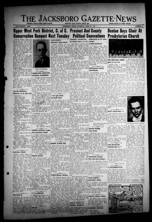 The Jacksboro Gazette-News (Jacksboro, Tex.), Vol. 68, No. 48, Ed. 1 Thursday, April 29, 1948