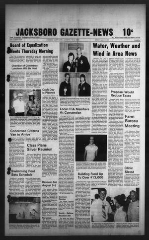 Jacksboro Gazette-News (Jacksboro, Tex.), Vol. 100, No. 9, Ed. 1 Monday, July 17, 1978