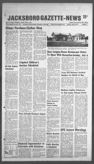 Primary view of object titled 'Jacksboro Gazette-News (Jacksboro, Tex.), Vol. 106, No. 8, Ed. 1 Monday, June 30, 1986'.