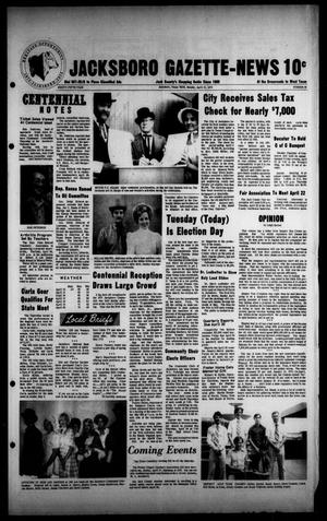 Primary view of object titled 'Jacksboro Gazette-News (Jacksboro, Tex.), Vol. NINETY-FIFTH YEAR, No. 48, Ed. 1 Monday, April 21, 1975'.